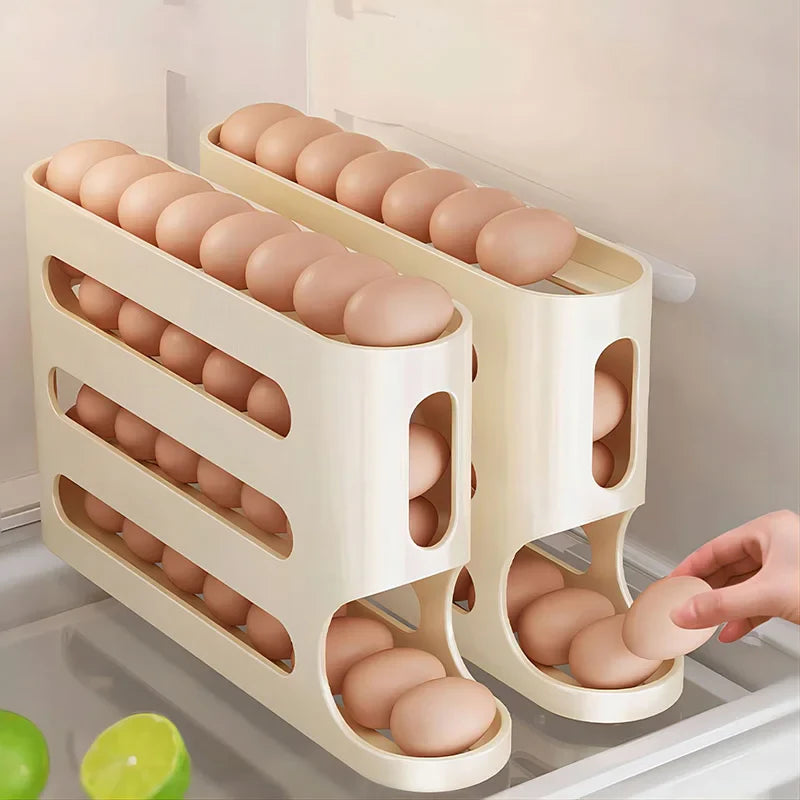 Organizador de Ovos para Geladeira com 4 camadas Eggslide